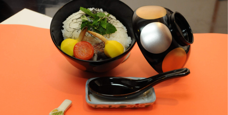 福山の伝統料理、うずみごはん