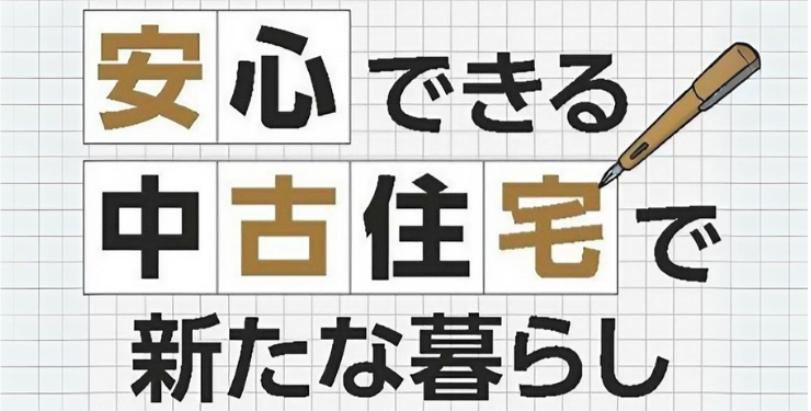 安心できる中古住宅で新たな暮らし～購入前に知っておくべき3つの事～