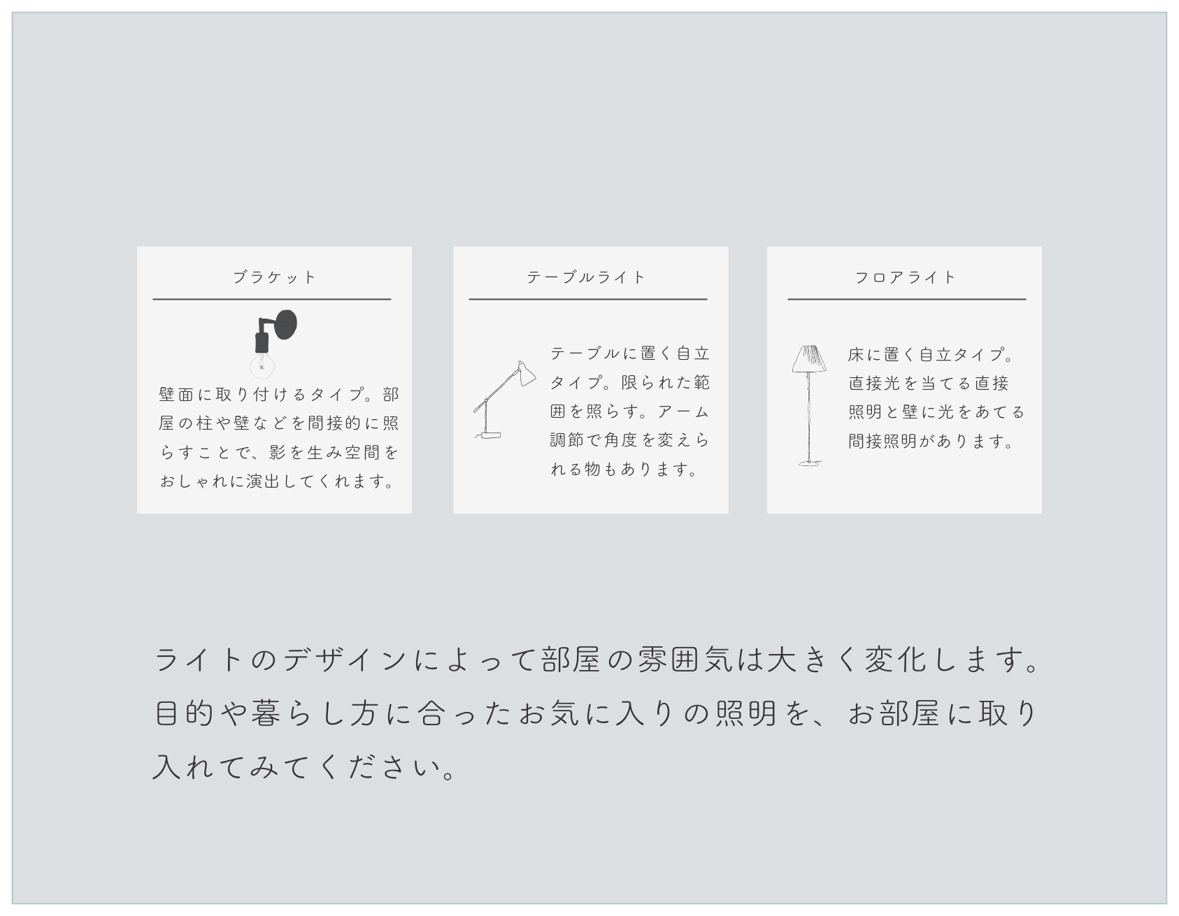 照明デザインについての解説②